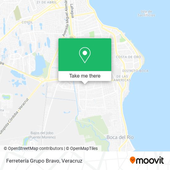 Ferretería Grupo Bravo map