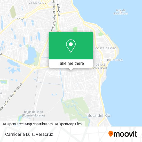 Mapa de Carnicería Luis