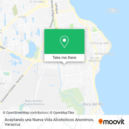 Aceptando una Nueva Vida Alcoholicos Anonimos map