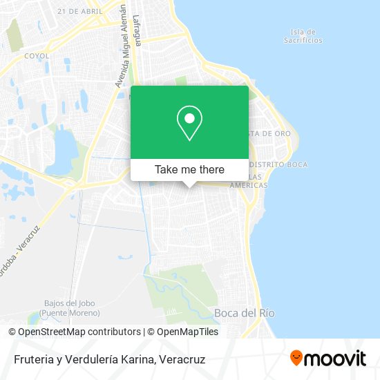 Fruteria y Verdulería Karina map