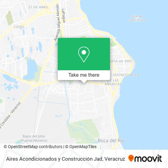 Mapa de Aires Acondicionados y Construcción Jad
