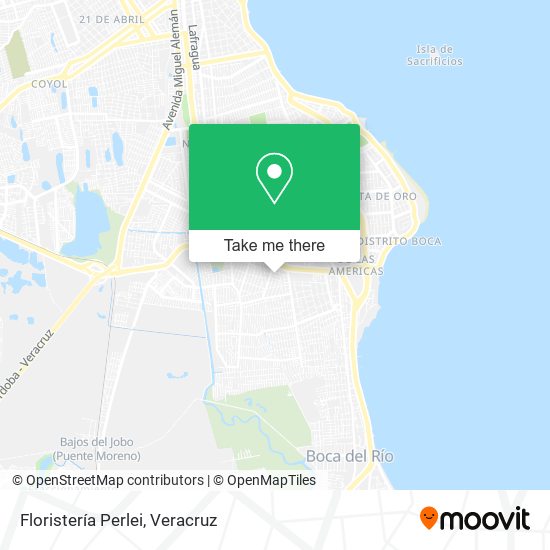 Mapa de Floristería Perlei