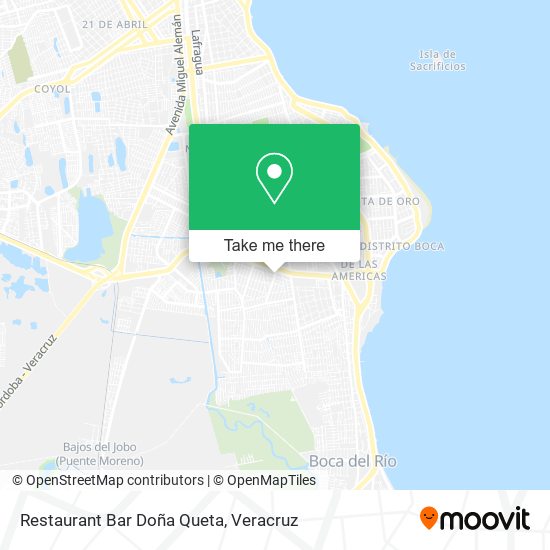 Mapa de Restaurant Bar Doña Queta
