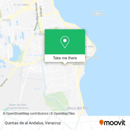 Quintas de al Andalus map