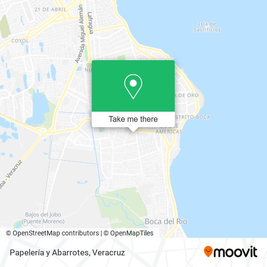 Papelería y Abarrotes map
