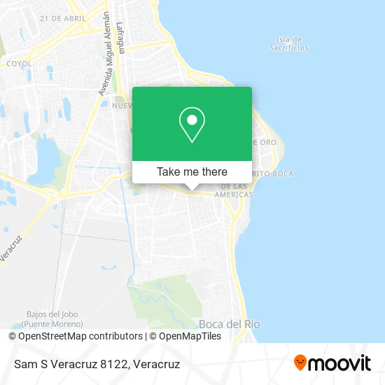Sam S Veracruz 8122 map