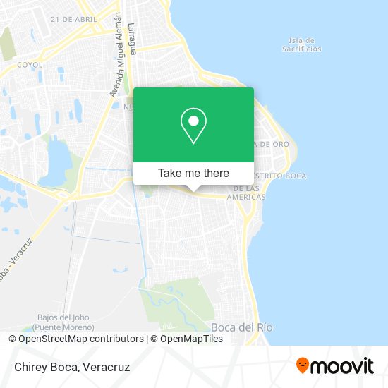 Mapa de Chirey Boca