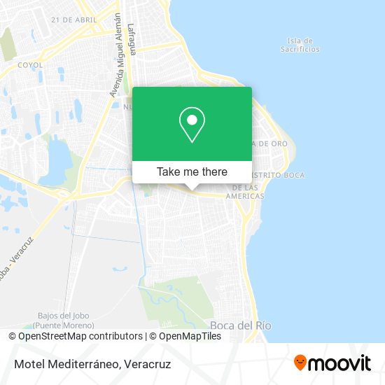 Motel Mediterráneo map
