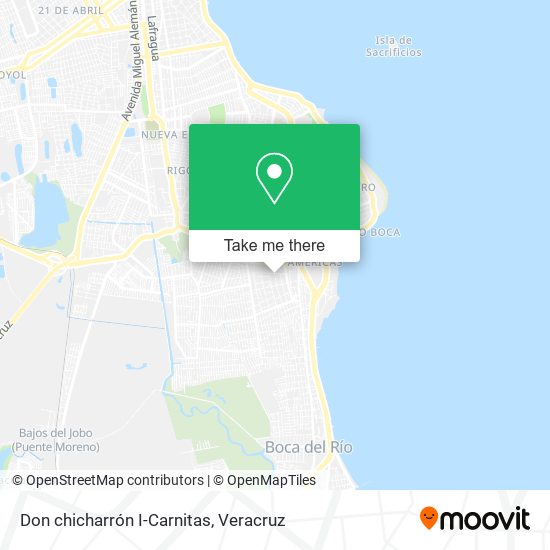 Don chicharrón I-Carnitas map