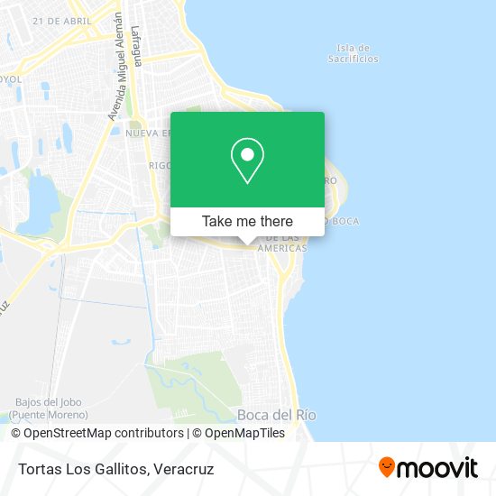 Mapa de Tortas Los Gallitos