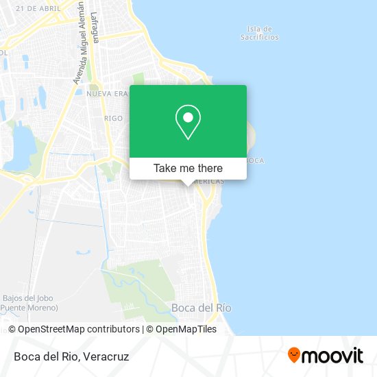 Mapa de Boca del Rio