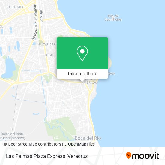 Las Palmas Plaza Express map
