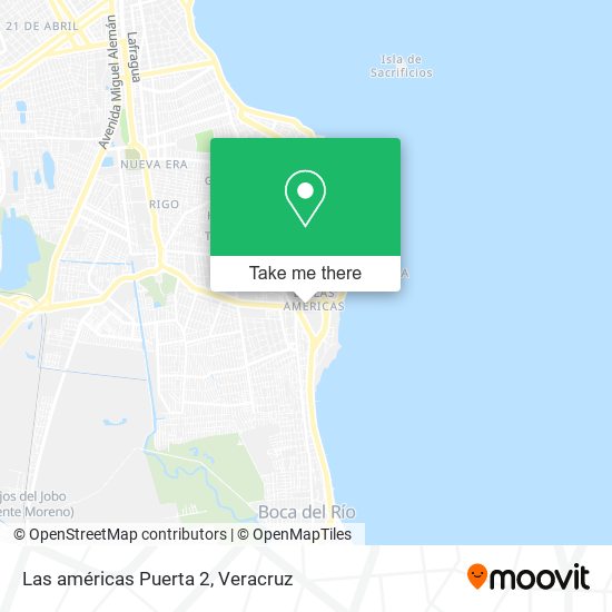 Las américas Puerta 2 map