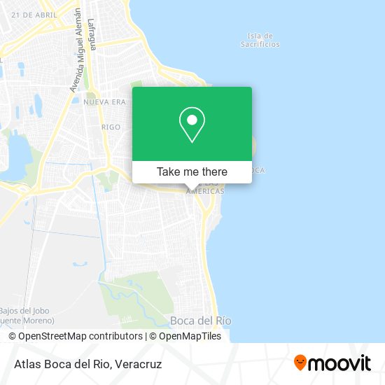 Mapa de Atlas Boca del Rio