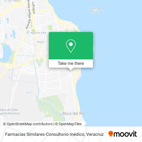 Mapa de Farmacias Similares-Consultorio médico