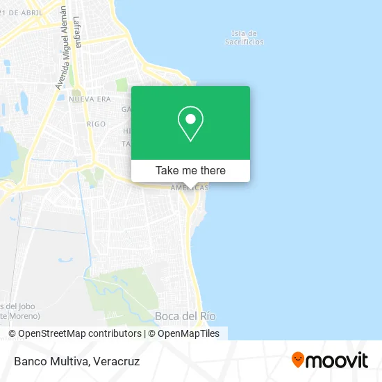 Banco Multiva map