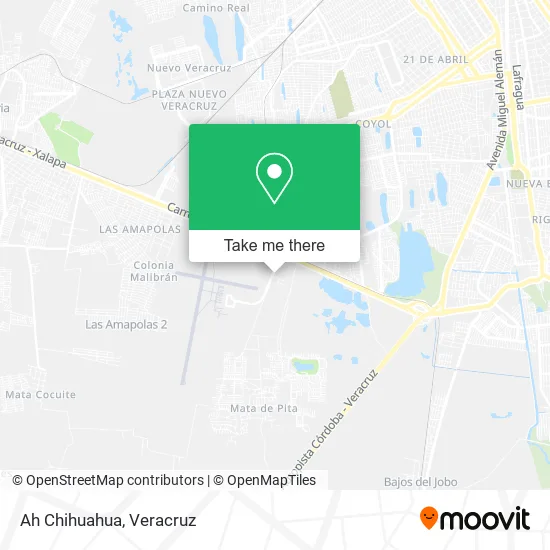 Ah Chihuahua map