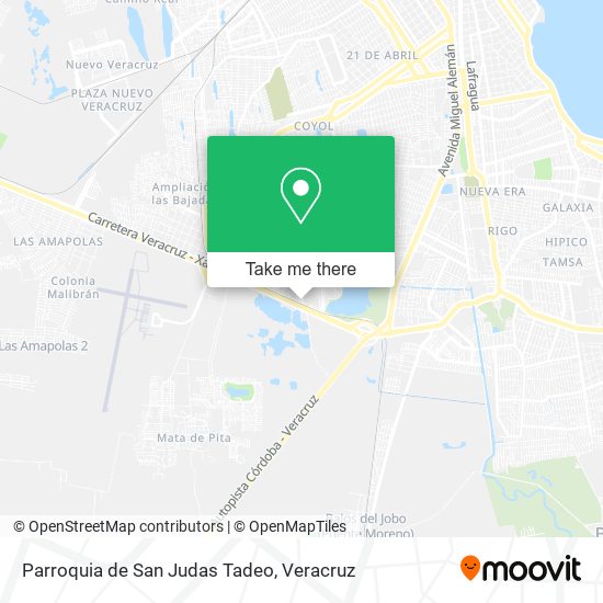 Parroquia de San Judas Tadeo map
