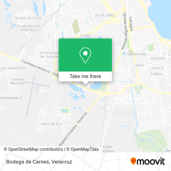 Bodega de Carnes map