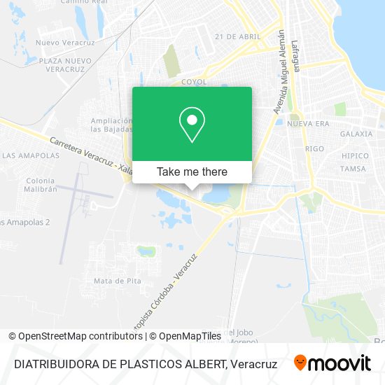 DIATRIBUIDORA DE PLASTICOS ALBERT map