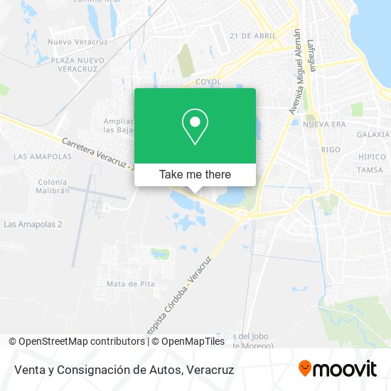 Mapa de Venta y Consignación de Autos