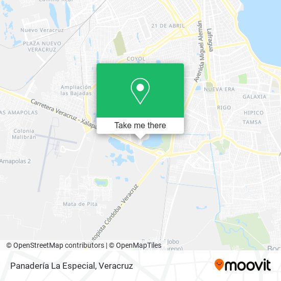 Panadería La Especial map