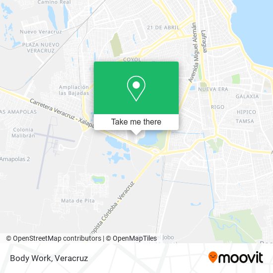 Mapa de Body Work