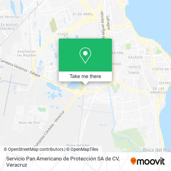 Servicio Pan Americano de Protección SA de CV map