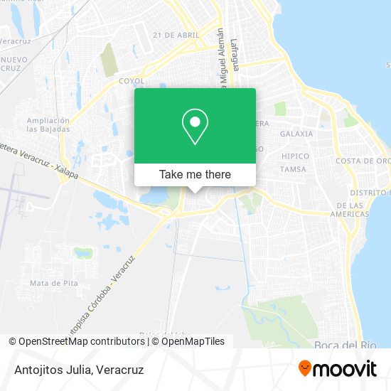 Mapa de Antojitos Julia