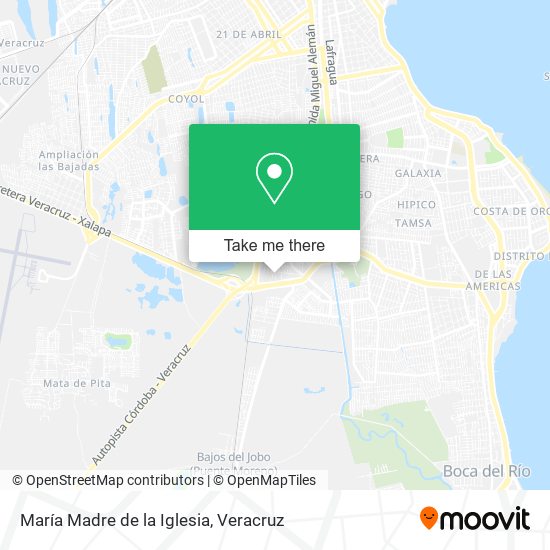 María Madre de la Iglesia map