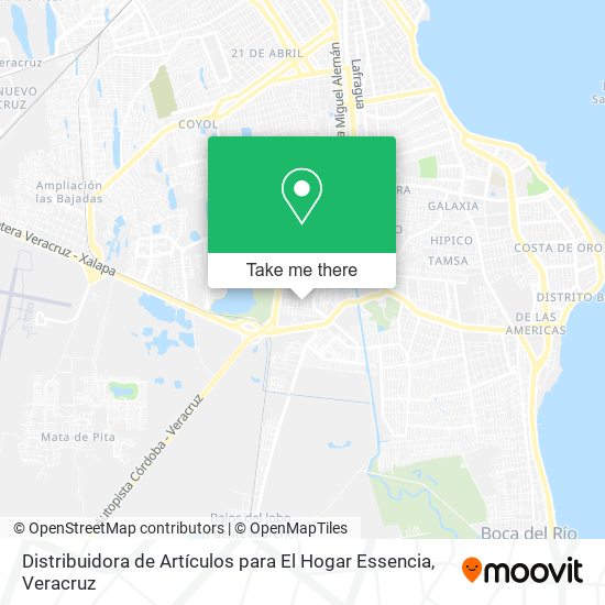 Mapa de Distribuidora de Artículos para El Hogar Essencia