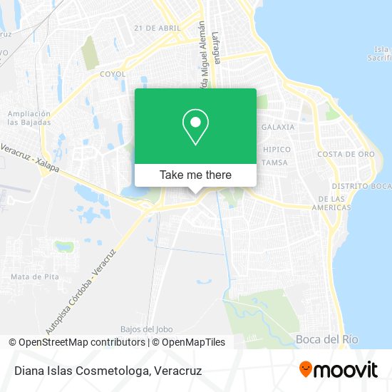 Diana Islas Cosmetologa map