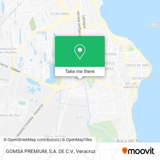 GOMSA PREMIUM, S.A. DE C.V. map