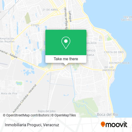 Inmobiliaria Proguci map