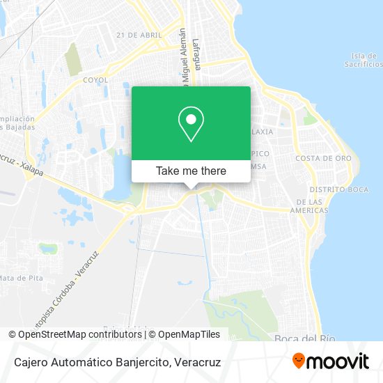 Cajero Automático Banjercito map