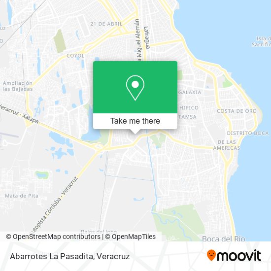 Abarrotes La Pasadita map