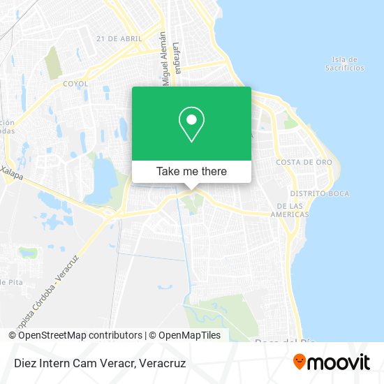Diez Intern Cam Veracr map