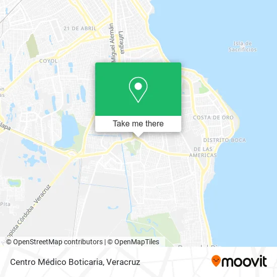 Centro Médico Boticaria map