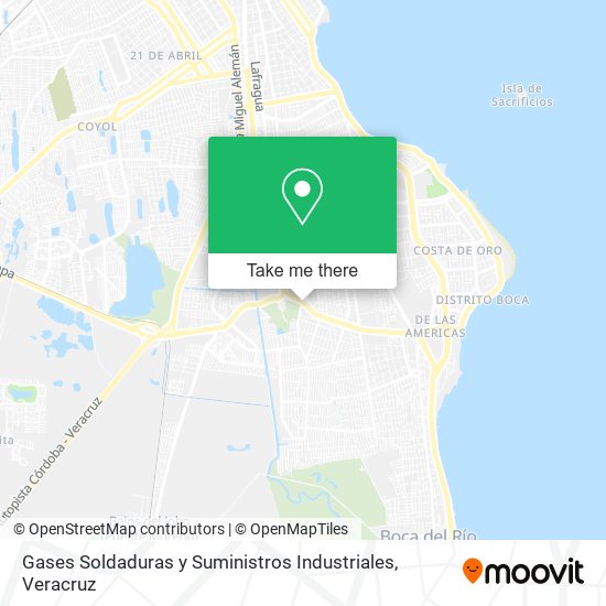 Mapa de Gases Soldaduras y Suministros Industriales