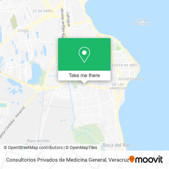 Consultorios Privados de Medicina General map