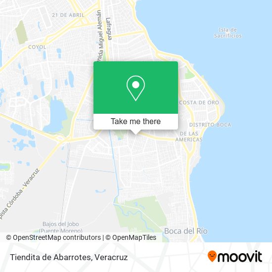 Mapa de Tiendita de Abarrotes
