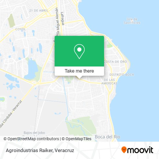 Agroindustrias Raiker map