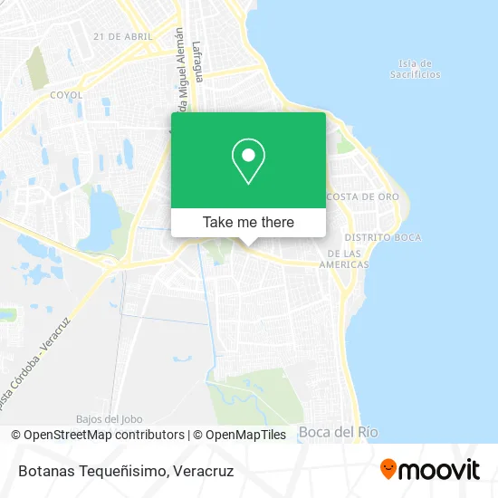 Botanas Tequeñisimo map