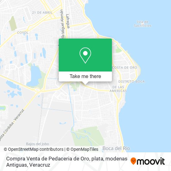 Compra Venta de Pedaceria de Oro, plata, modenas Antiguas map