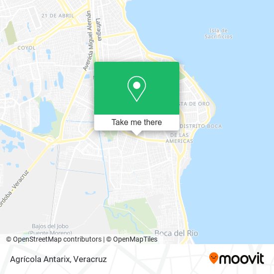 Agrícola Antarix map