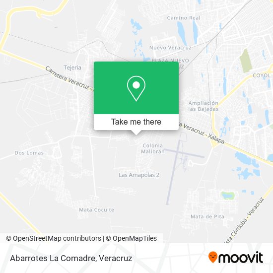Mapa de Abarrotes La Comadre