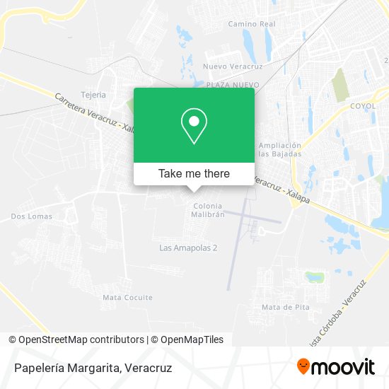 Papelería Margarita map