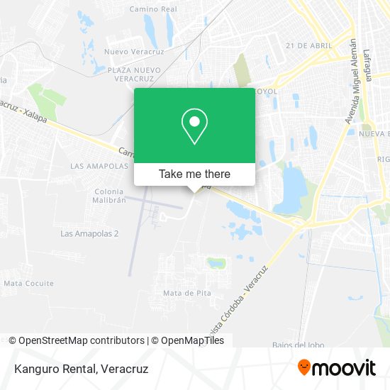 Mapa de Kanguro Rental
