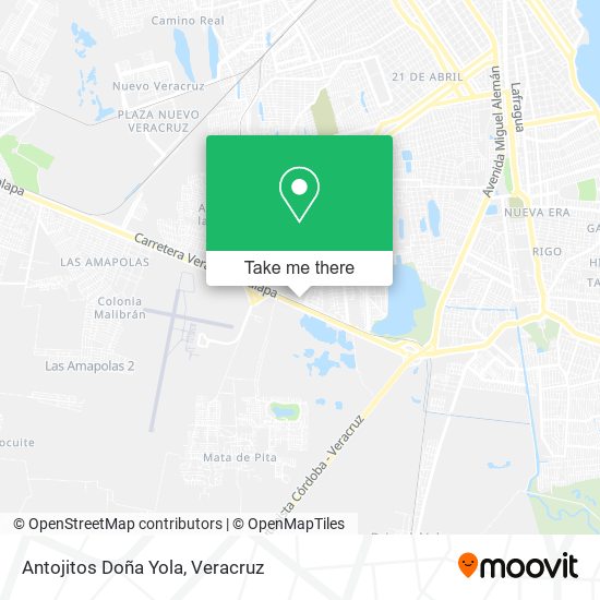 Antojitos Doña Yola map