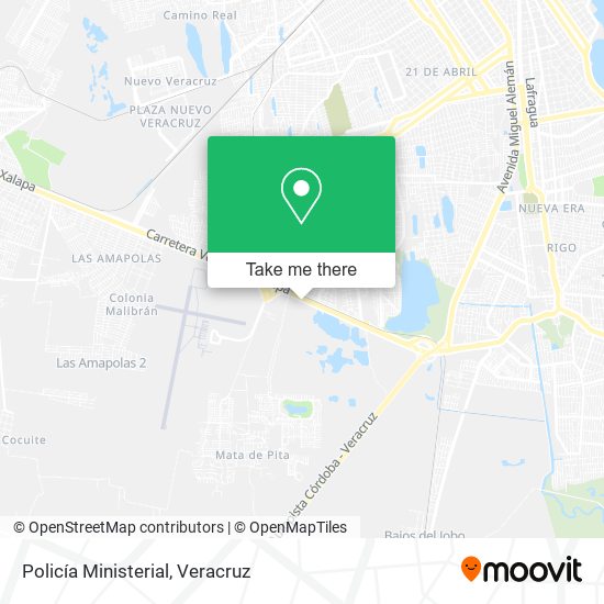 Mapa de Policía Ministerial